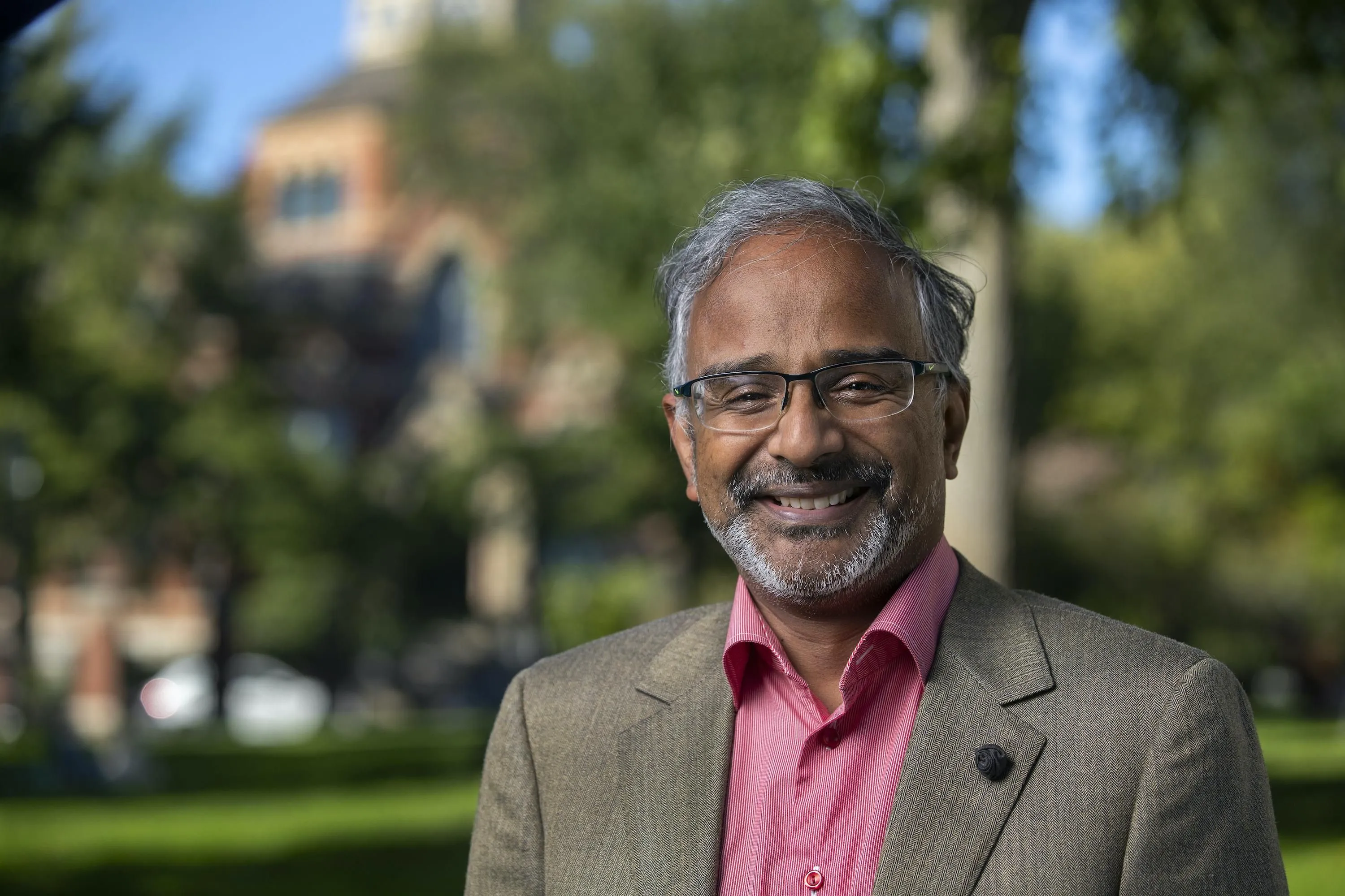 Suresh Venkatasubramanian on the Brown University campus
